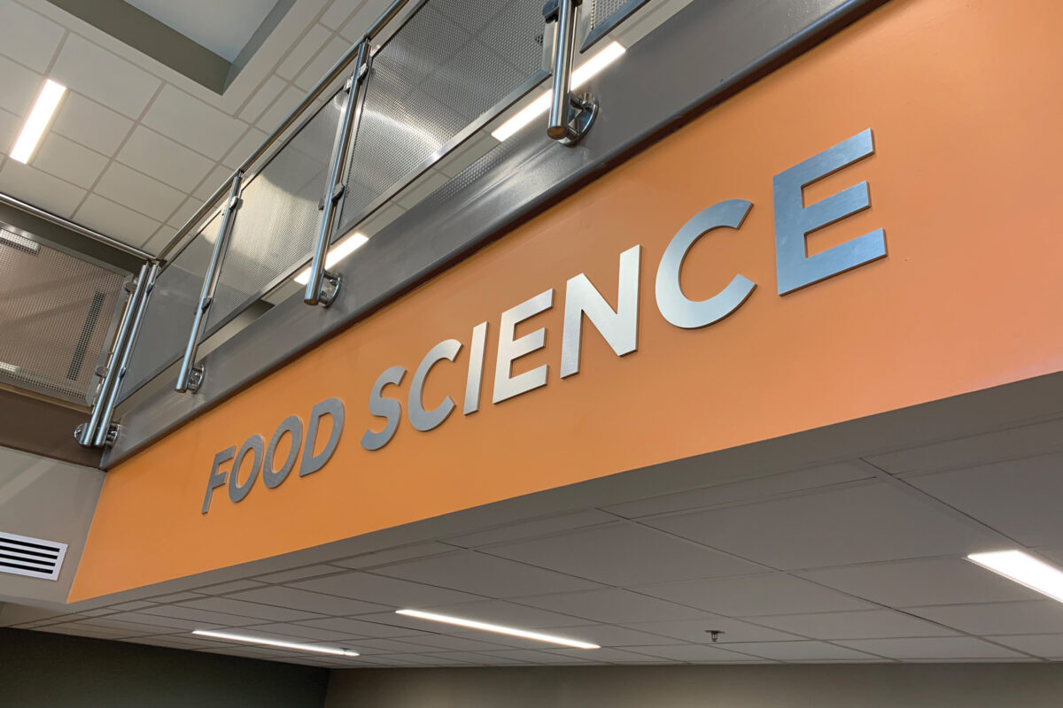 Warehouse signage installation